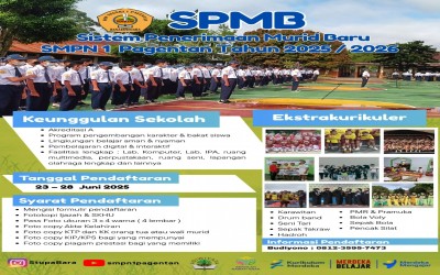 SPMB SMP NEGERI 1 PAGENTAN 2025/2026